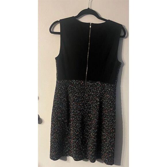 Diane Von Furstenberg DVF Carrie Boucle Tweed Dot Dress Size 10 Multicolor Short - Picture 6 of 10